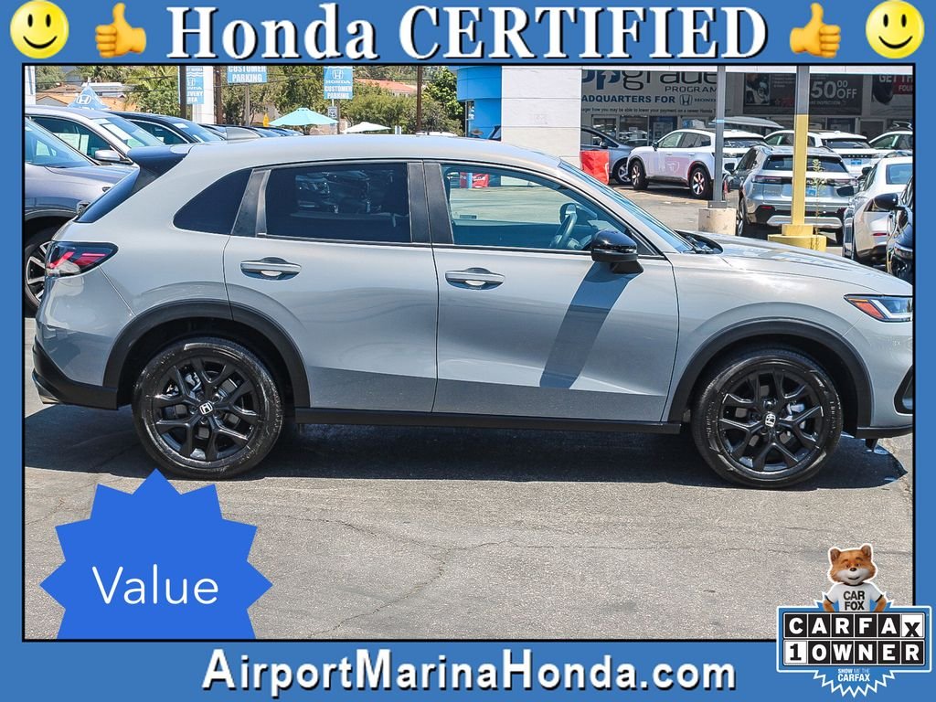 Certified Used 2023 Urban Gray Pearl Honda AWD SPORT image 2