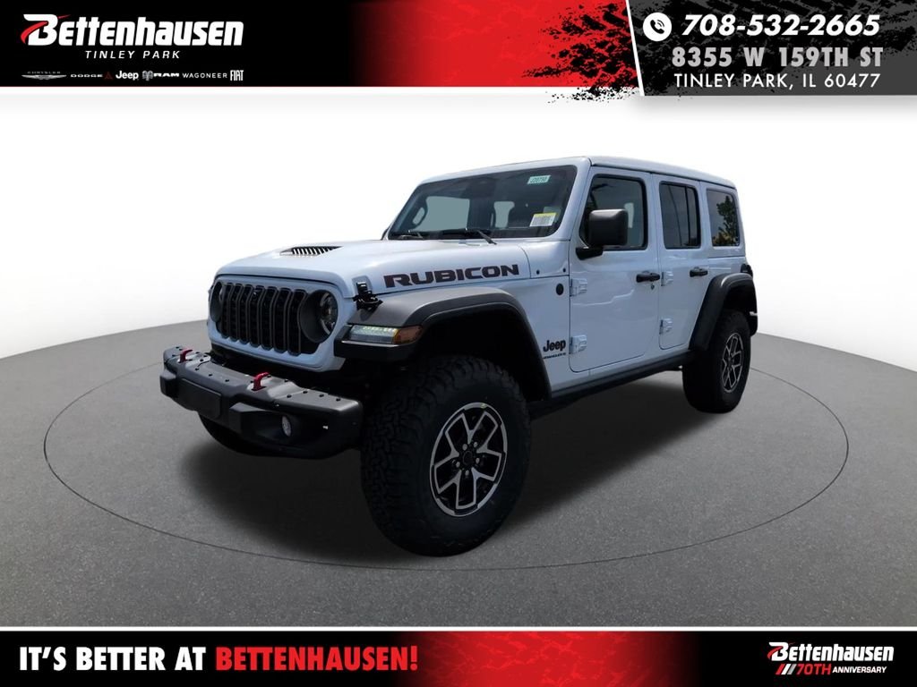 New 2026 Bright White Clear-Coat Exterior Paint Jeep Rubicon image 1