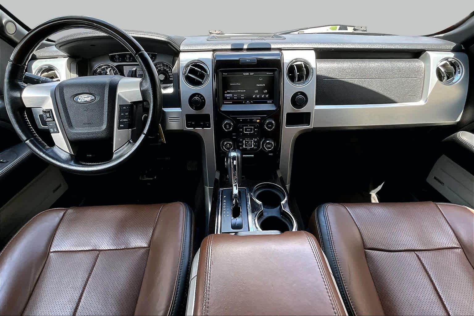 Used 2014 White Platinum Metallic Tri-Coat Ford Platinum image 14
