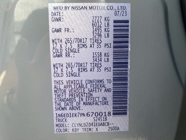 Used 2023 Boulder Gray Nissan PRO-4X image 46