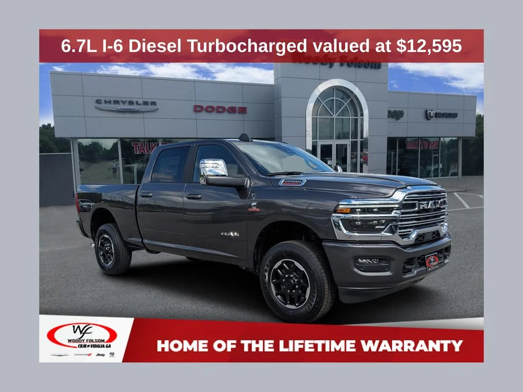 New 2025 Granite Crystal Metallic Clear-Coat Exterior Paint RAM Laramie image 1