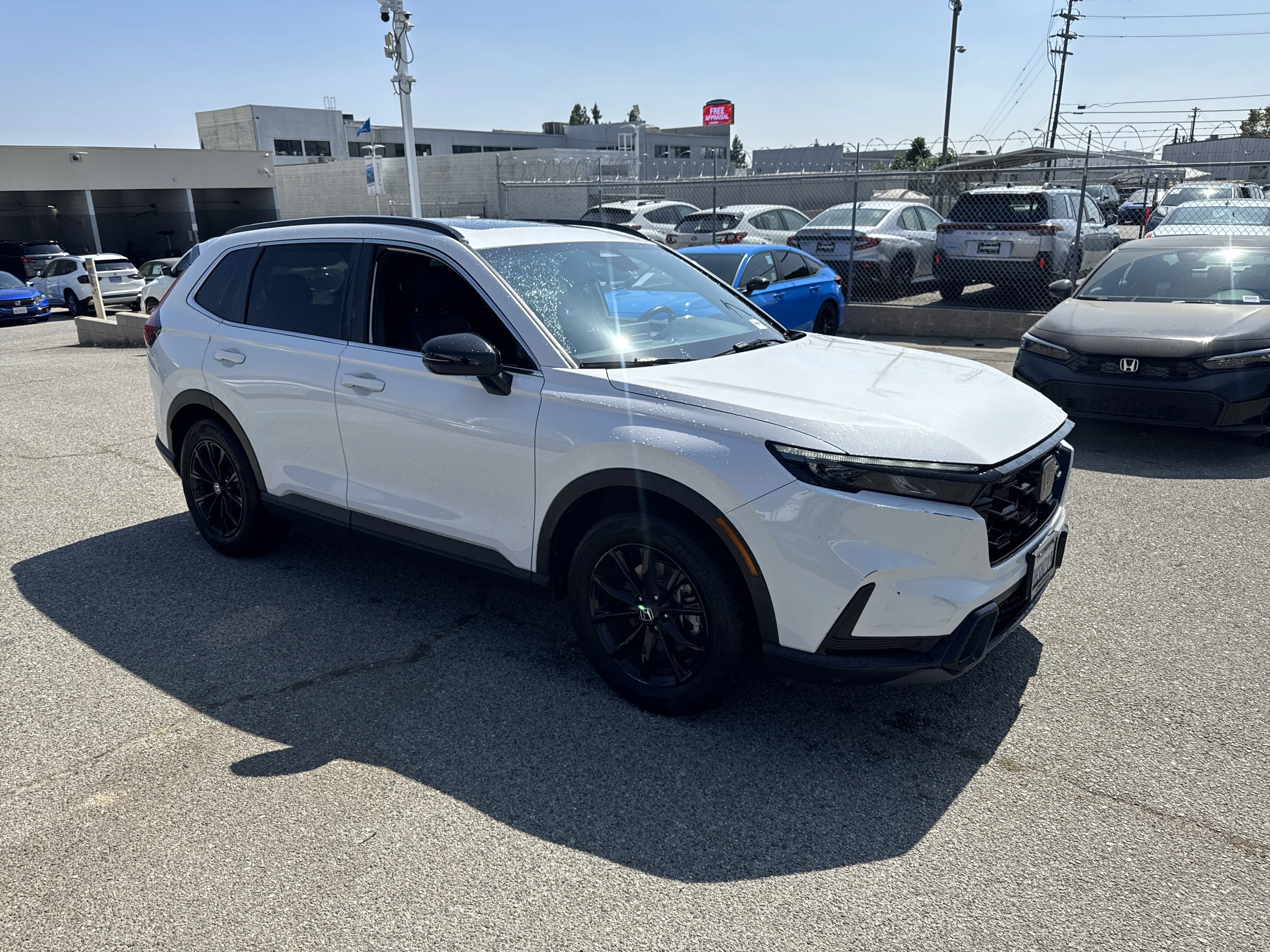 Used 2023 Platinum White Pearl Honda Sport image 2
