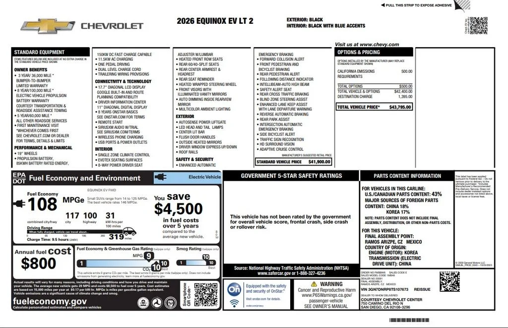 Certified Used 2026 Black Chevrolet LT image 2