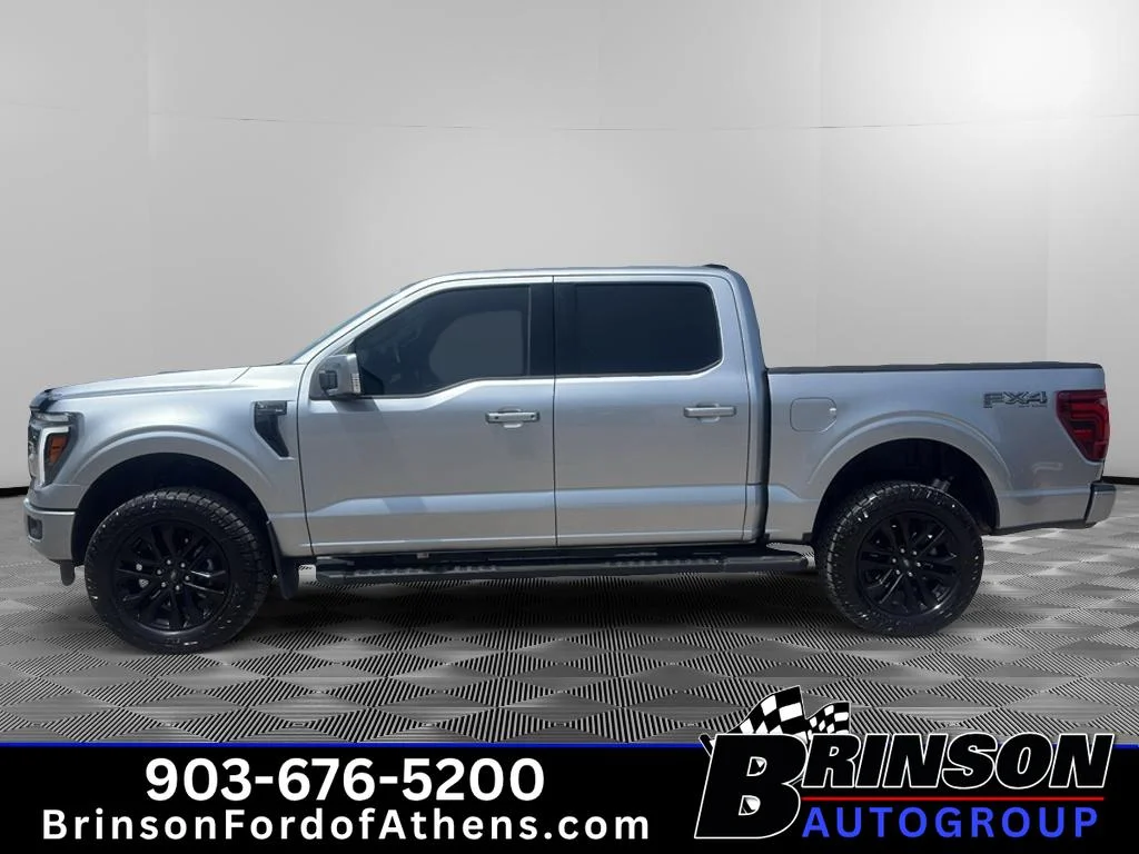 Used 2025 Iconic Silver Metallic Ford LARIAT image 3