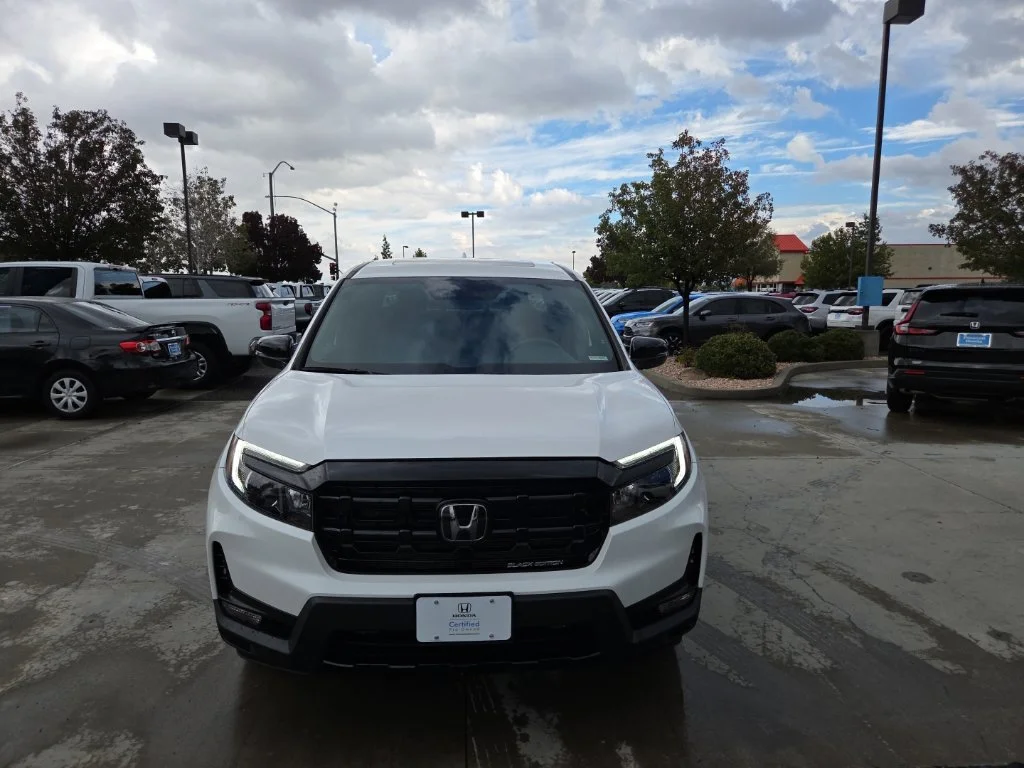 Used 2024 Platinum White Pearl Honda AWD BLACK EDITION image 2