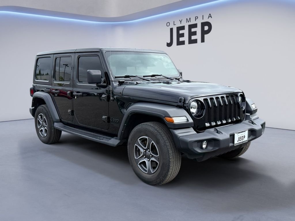 Used 2021 Black Jeep Unlimited Sport S image 9