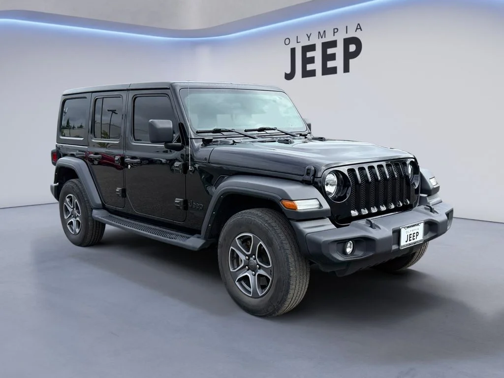 Used 2021 Black Jeep Unlimited Sport S image 9