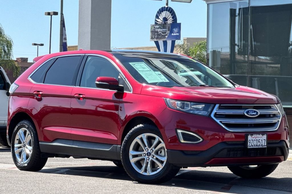Used 2017 Ford Edge SEL with VIN 2FMPK4J96HBC31696 for sale in Fullerton, CA