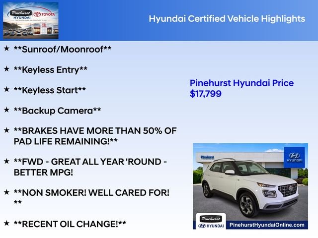 Certified Used 2025 White Hyundai SEL image 36