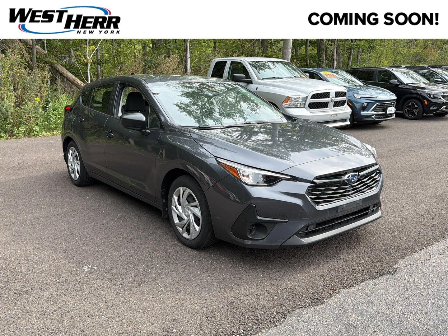 Used 2024 Magnetite Gray Metallic Subaru Base image 1
