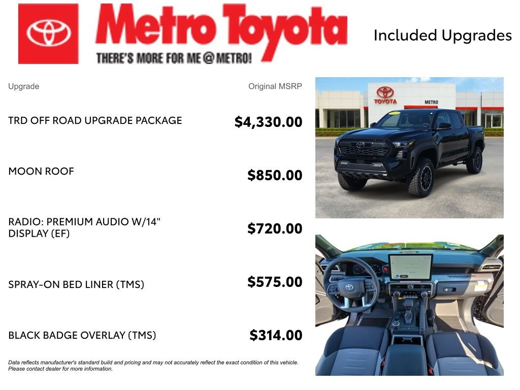 Used 2025 Black Toyota TRD Off Road image 4
