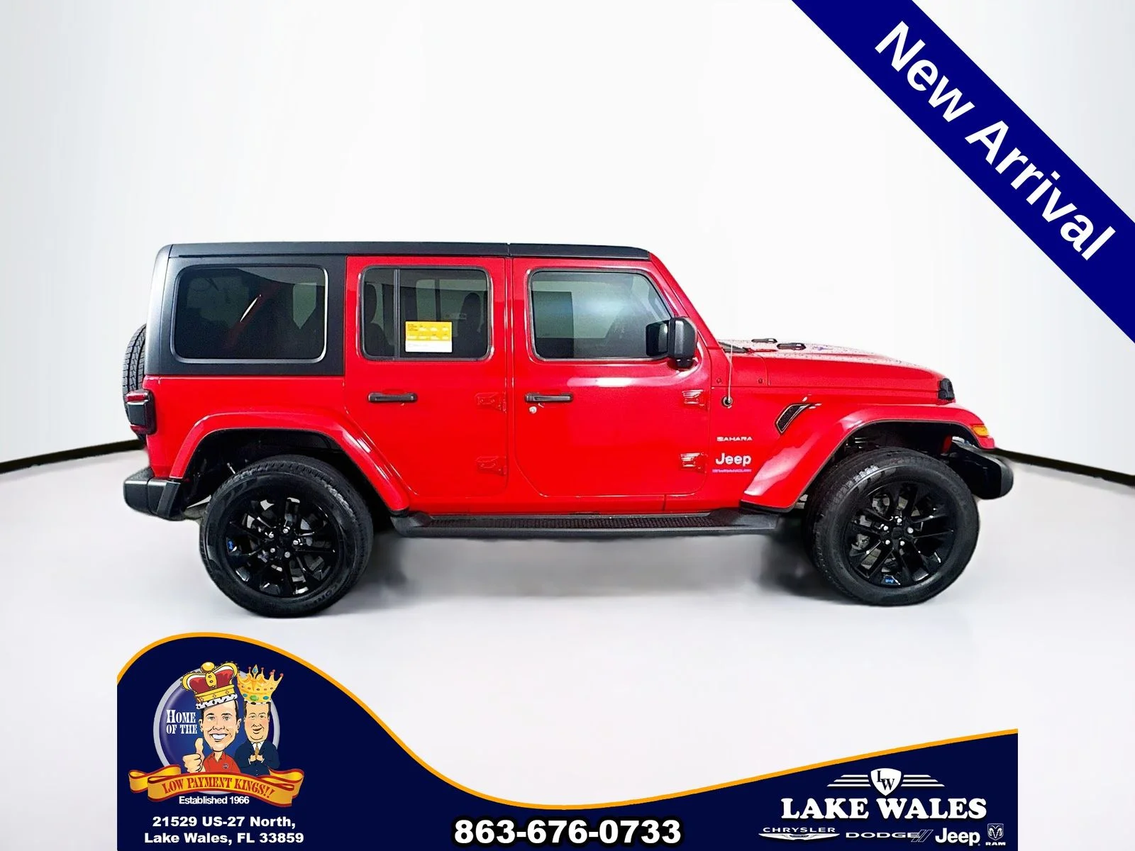 Used 2023 Red Jeep Sahara 4xe image 8