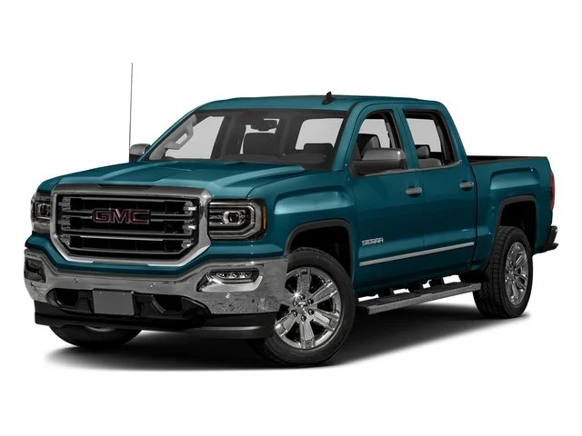 Used 2017 Stone Blue Metallic GMC SLT image 1