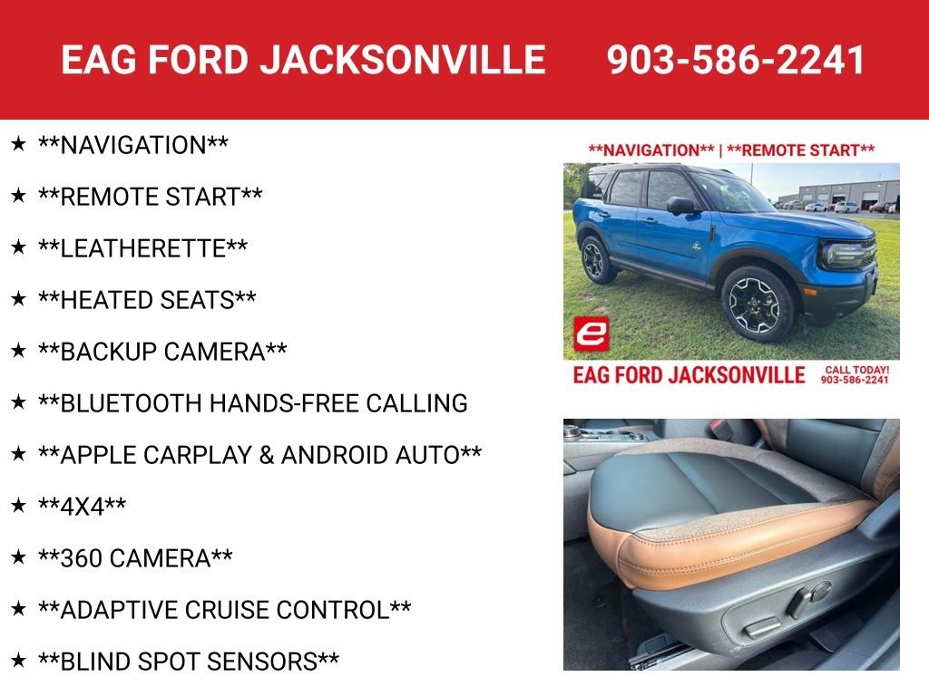 New 2025 Velocity Blue Metallic Ford Outer Banks® image 4