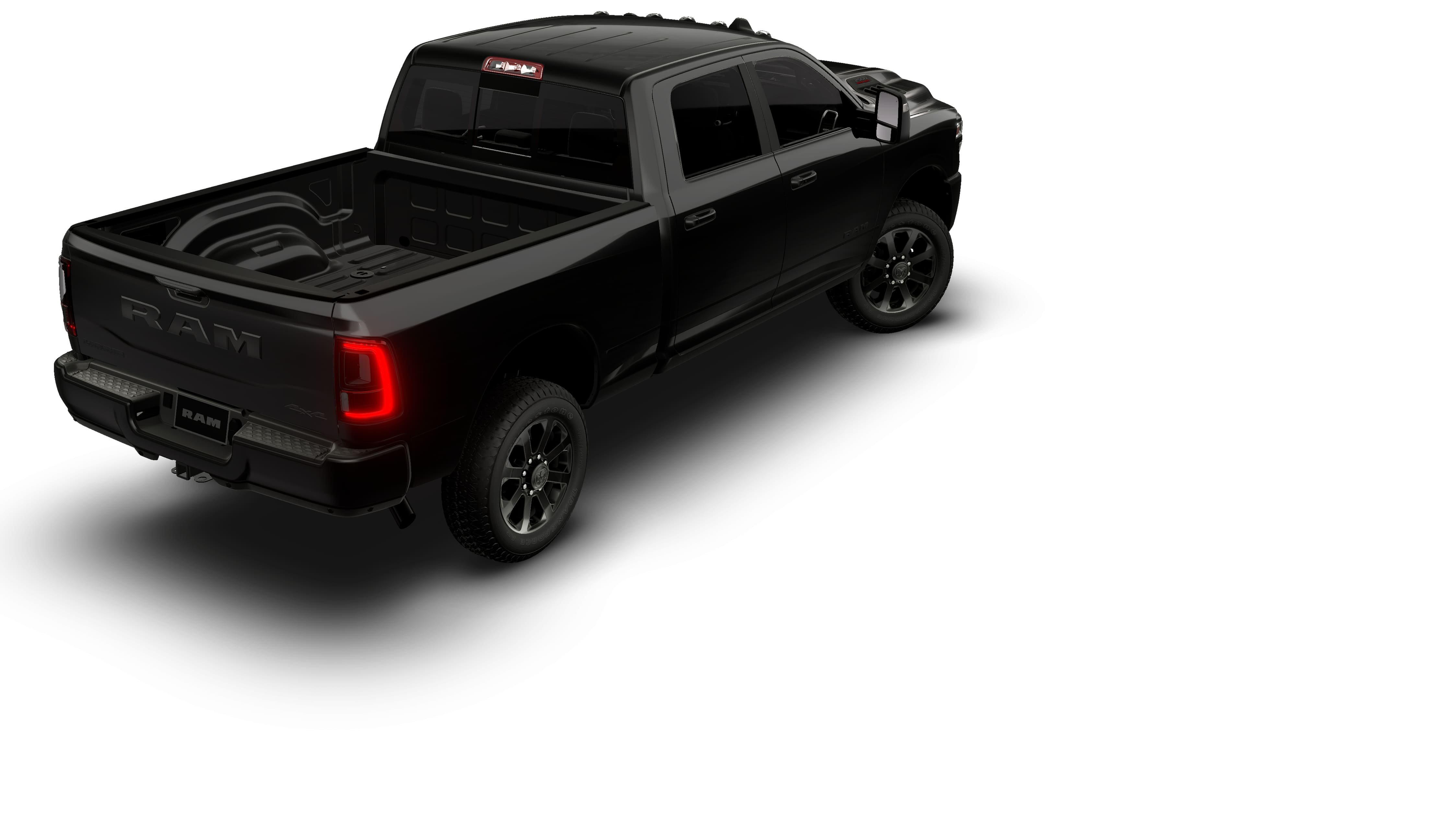 New 2026 Diamond Black Crystal Pearl-Coat Exterior Paint RAM LARAMIE image 2
