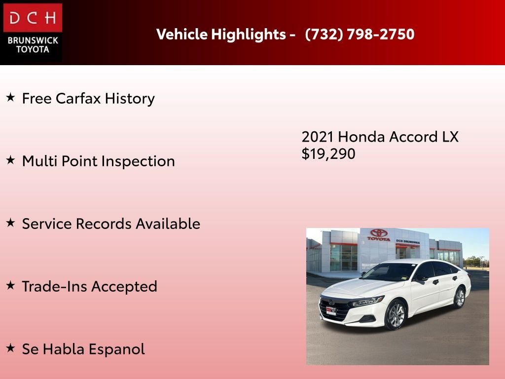 Used 2021 White Honda LX image 4