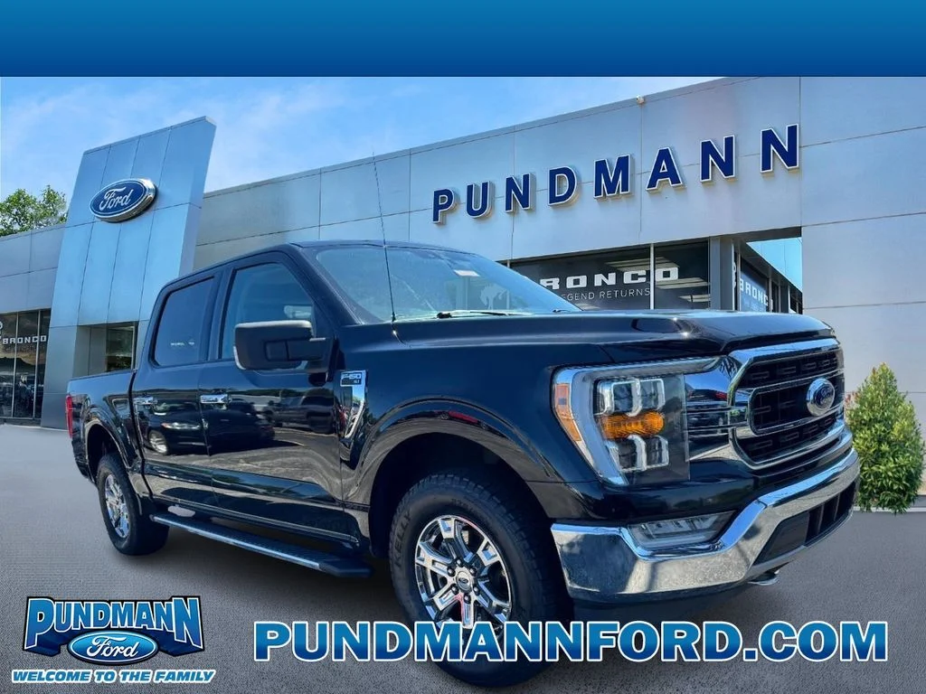 Used 2021 Agate Black Metallic Ford XLT image 1