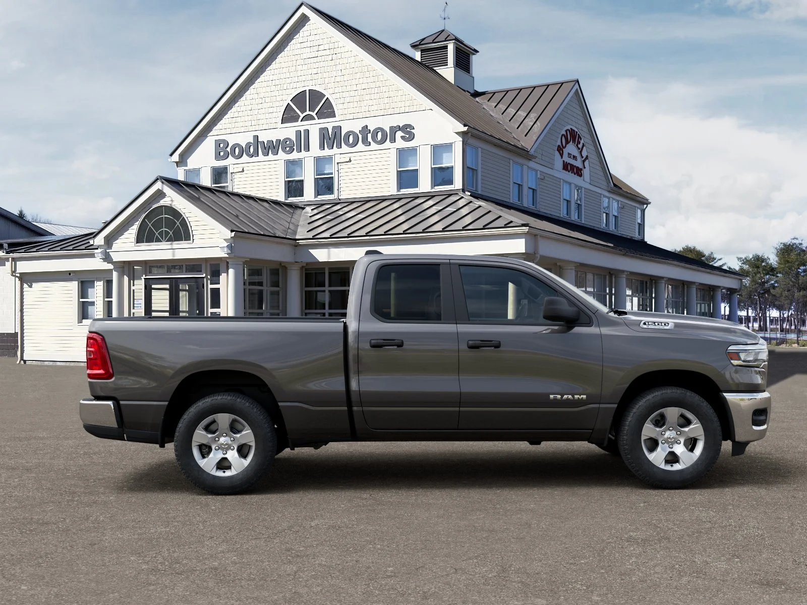 New 2026 Granite Crystal Metallic Clear-Coat Exterior Paint RAM Tradesman Quad Cab 4x4 6