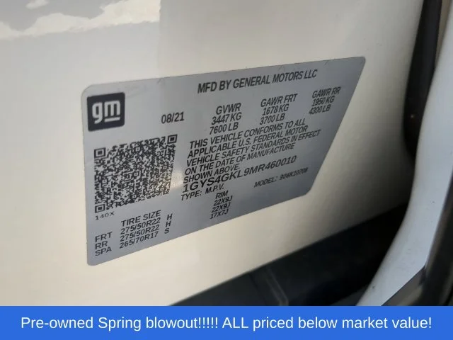 Used 2021 White Cadillac Sport Platinum image 56