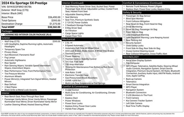 Used 2024 Gray Kia SX-Prestige image 27