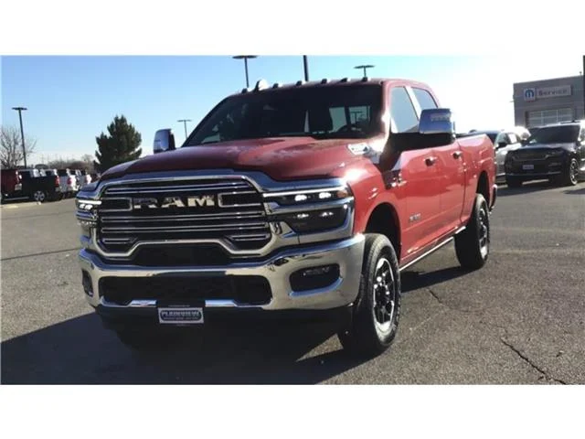 New 2026 Flame Red Clear-Coat  Paint Ram LARAMIE CREW CAB 4X4 6