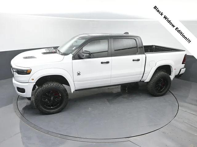 New 2026 Bright White Clear-Coat Exterior Paint RAM BLACK WIDOW EDITION image 33