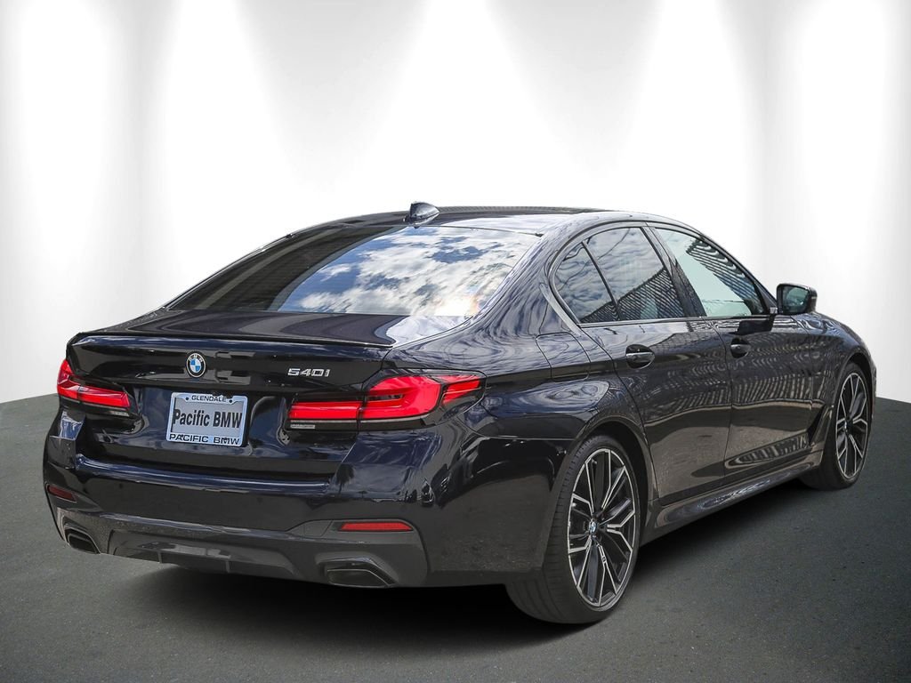 Certified Used 2023 Carbon Black Metallic BMW 540i image 6