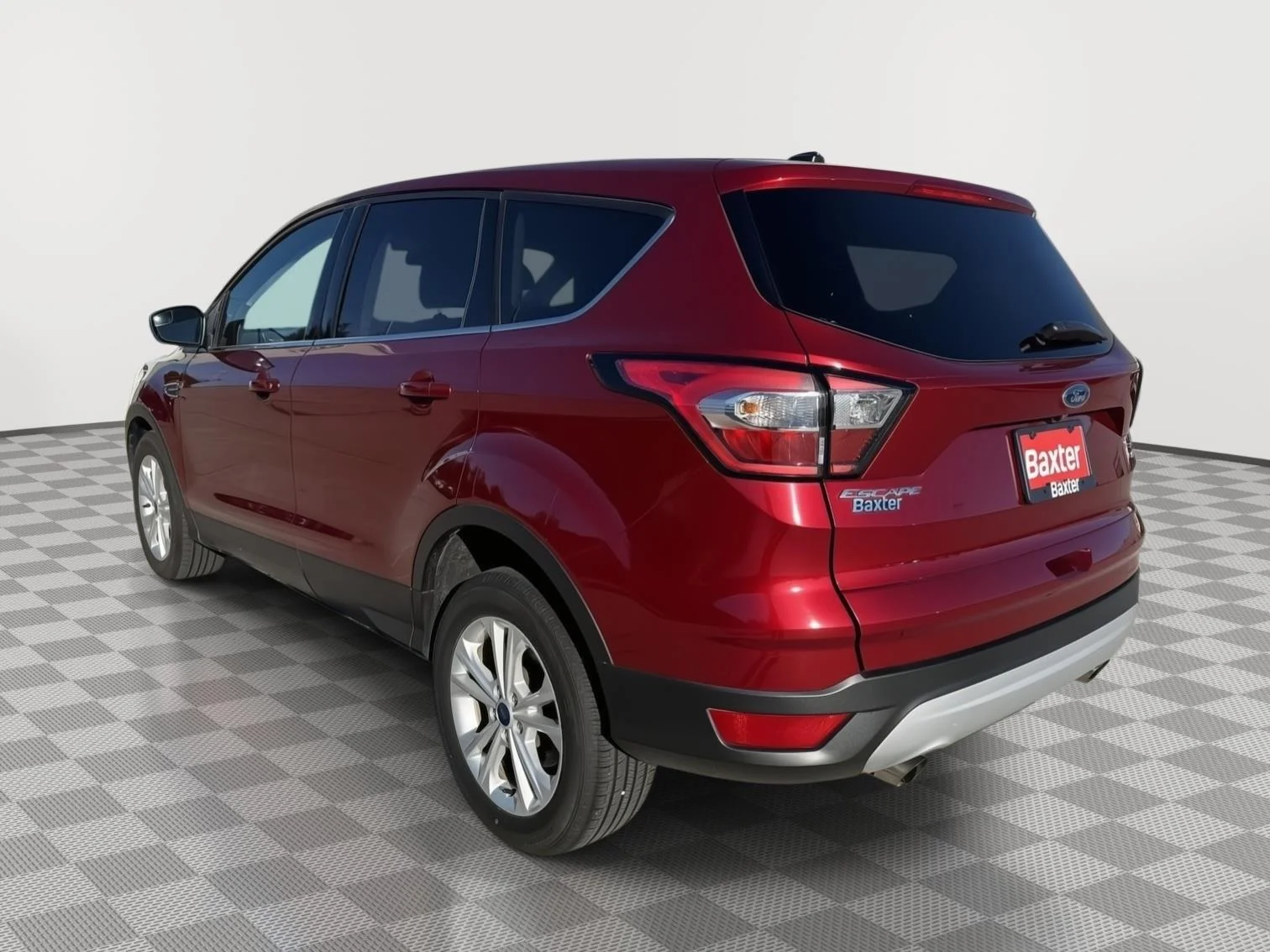 Used 2017 Ruby Red Metallic Tinted Clearcoat Ford SE image 3