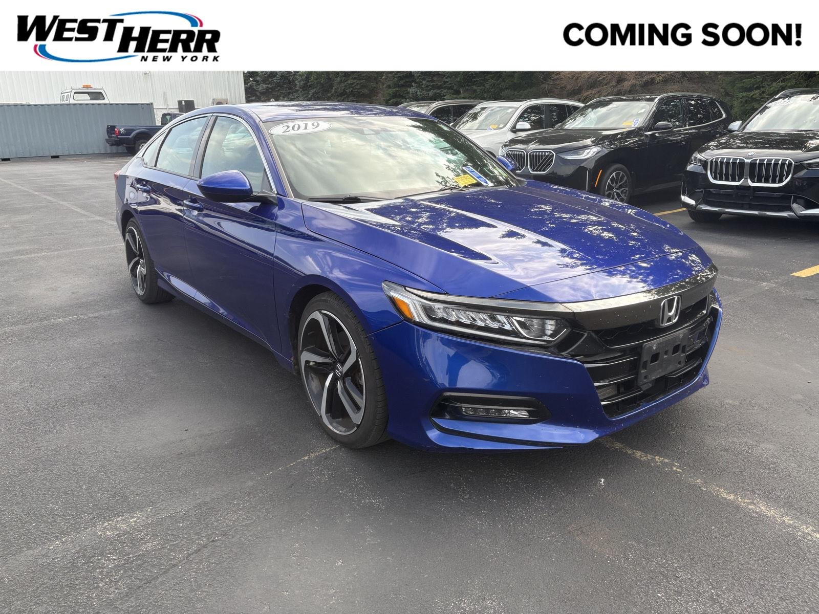 Used 2019 Still Night Pearl Honda Sport image 1