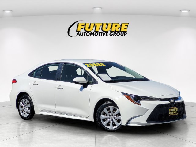 Used 2022 White Toyota LE image 1