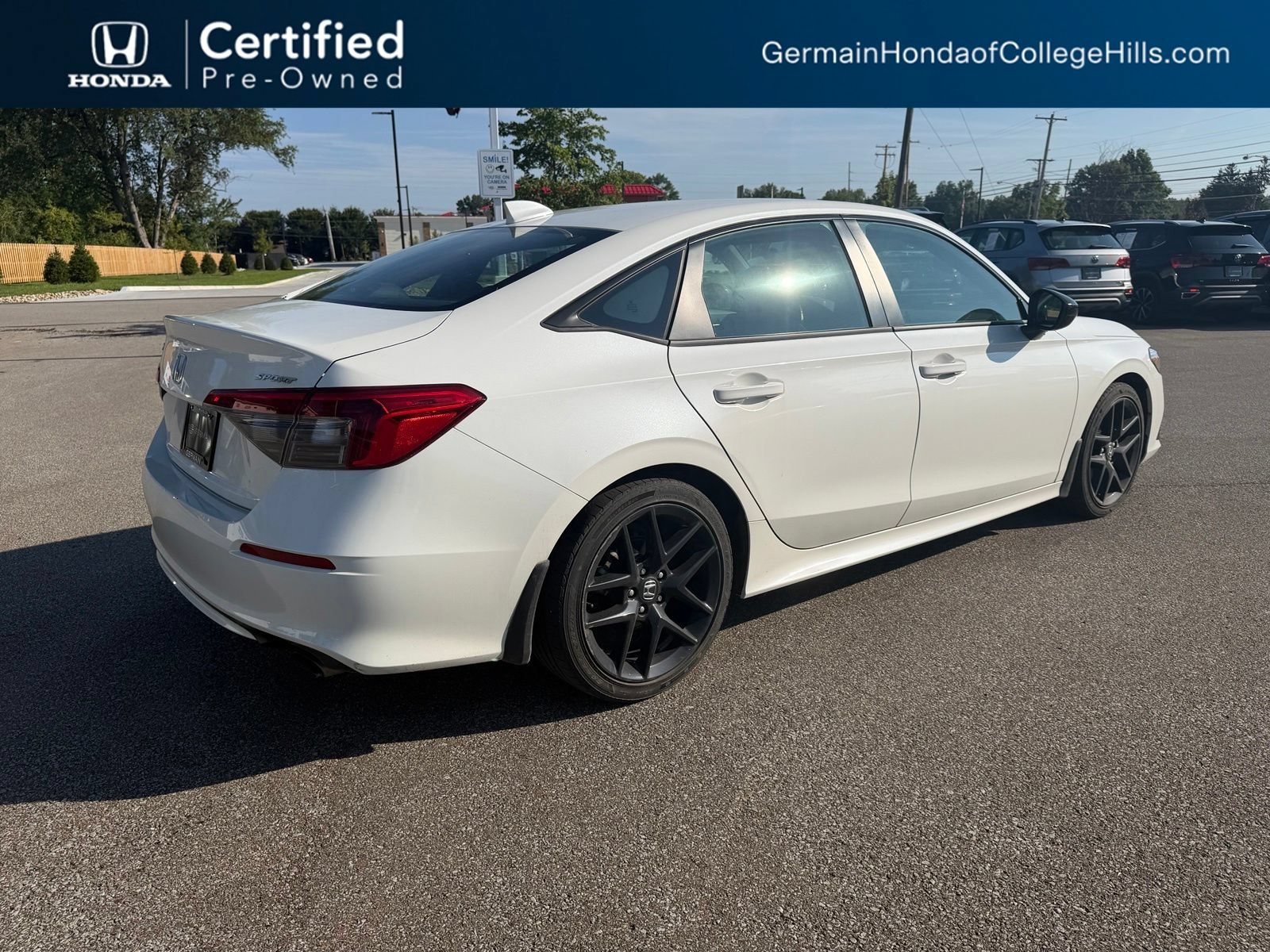 Certified Used 2024 Platinum White Pearl Honda 2.0L 4D SPORT image 31