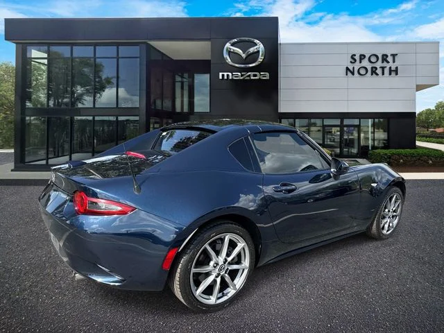 Certified Used 2021 Blue Mazda Grand Touring image 3