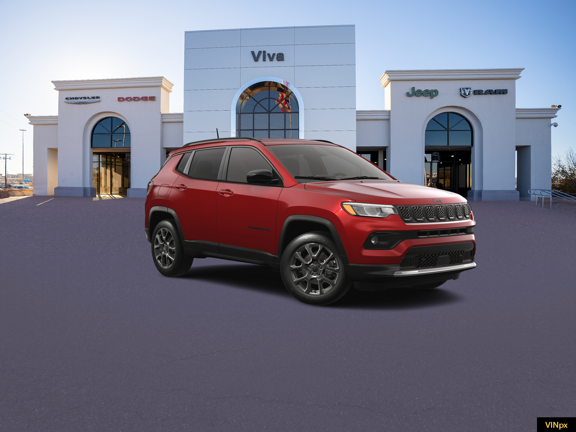 New 2026 Red Hot Pearl-Coat Exterior Paint Jeep Latitude image 23