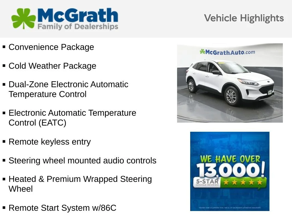 Used 2022 White Ford SE image 7
