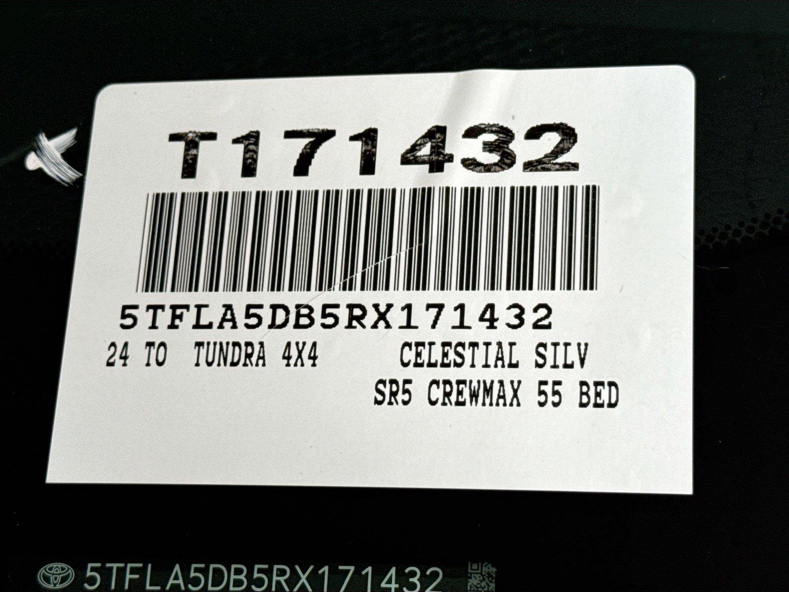 Used 2024 Celestial Silver Metallic Toyota SR5 image 44