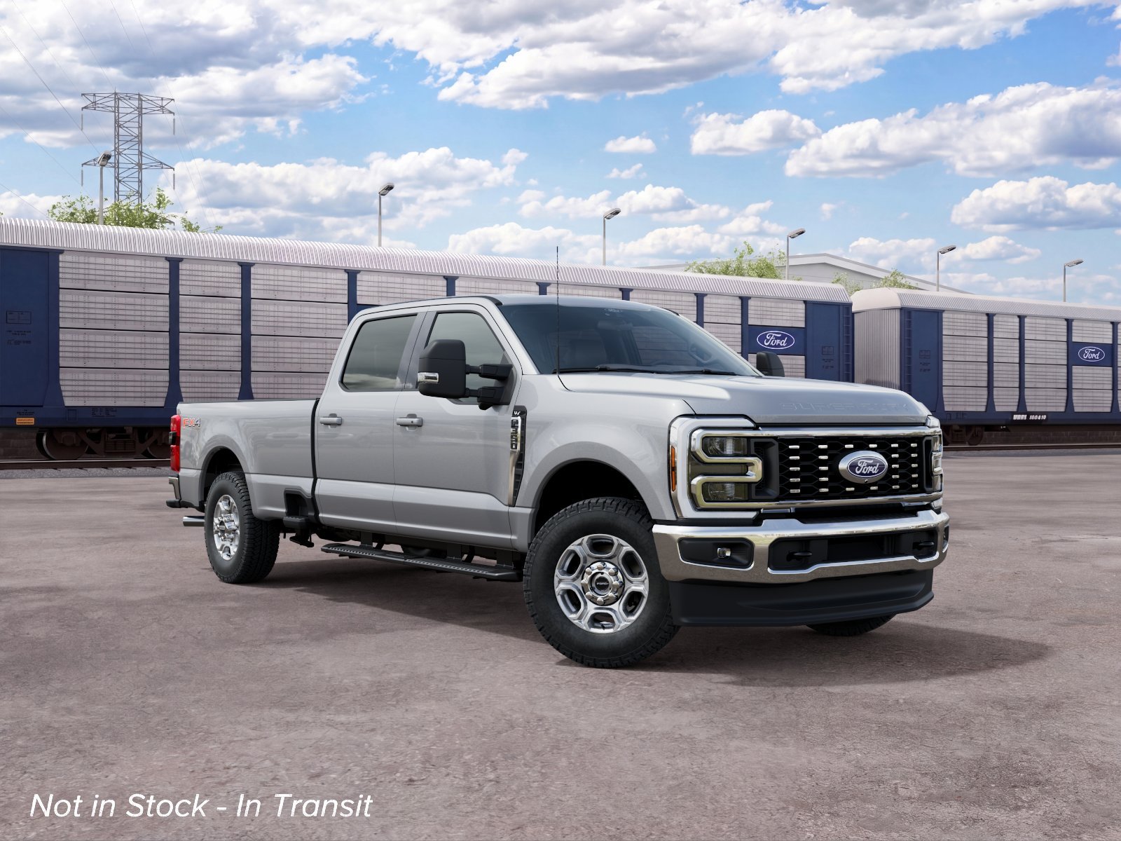 New 2027 Iconic Silver Metallic Ford F-350® XLT image 4