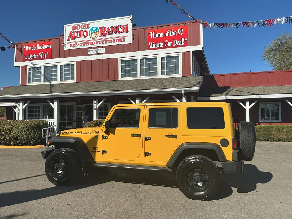 Used 2015 Baja Yellow Jeep Sport image 8