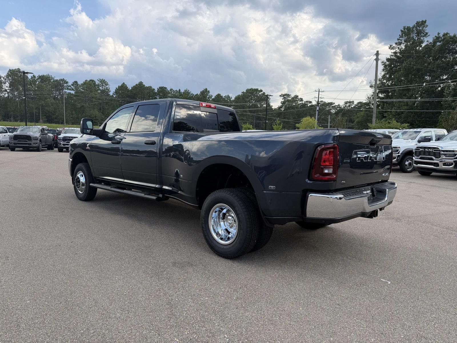 New 2026 Forged Blue Metallic Exterior Paint RAM Tradesman image 4