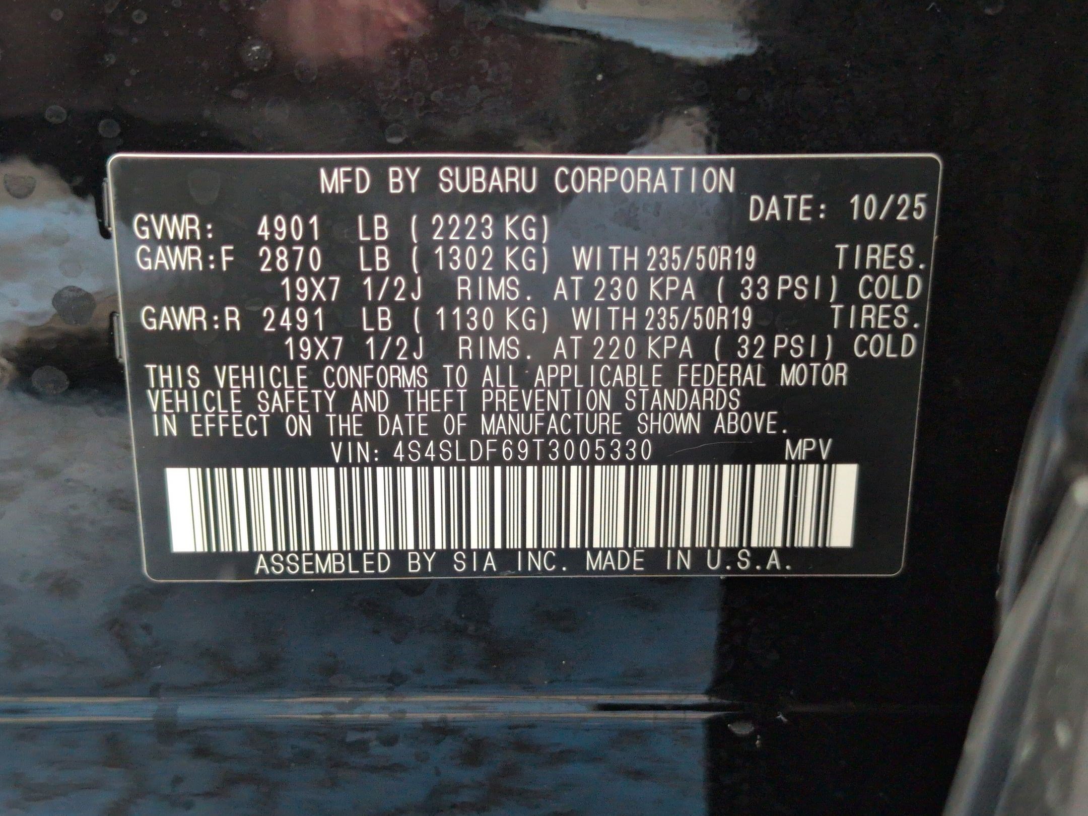 Used 2026 Crystal Black Silica Subaru Sport image 35