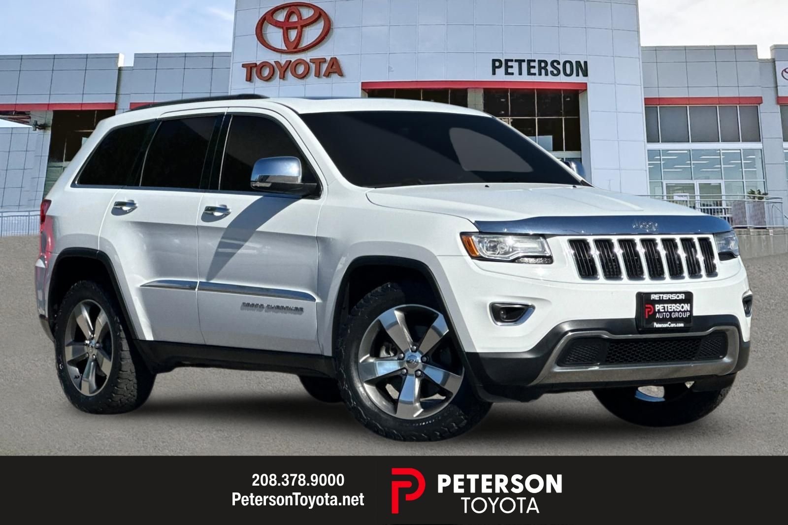 Used 2015 White Jeep Limited image 1
