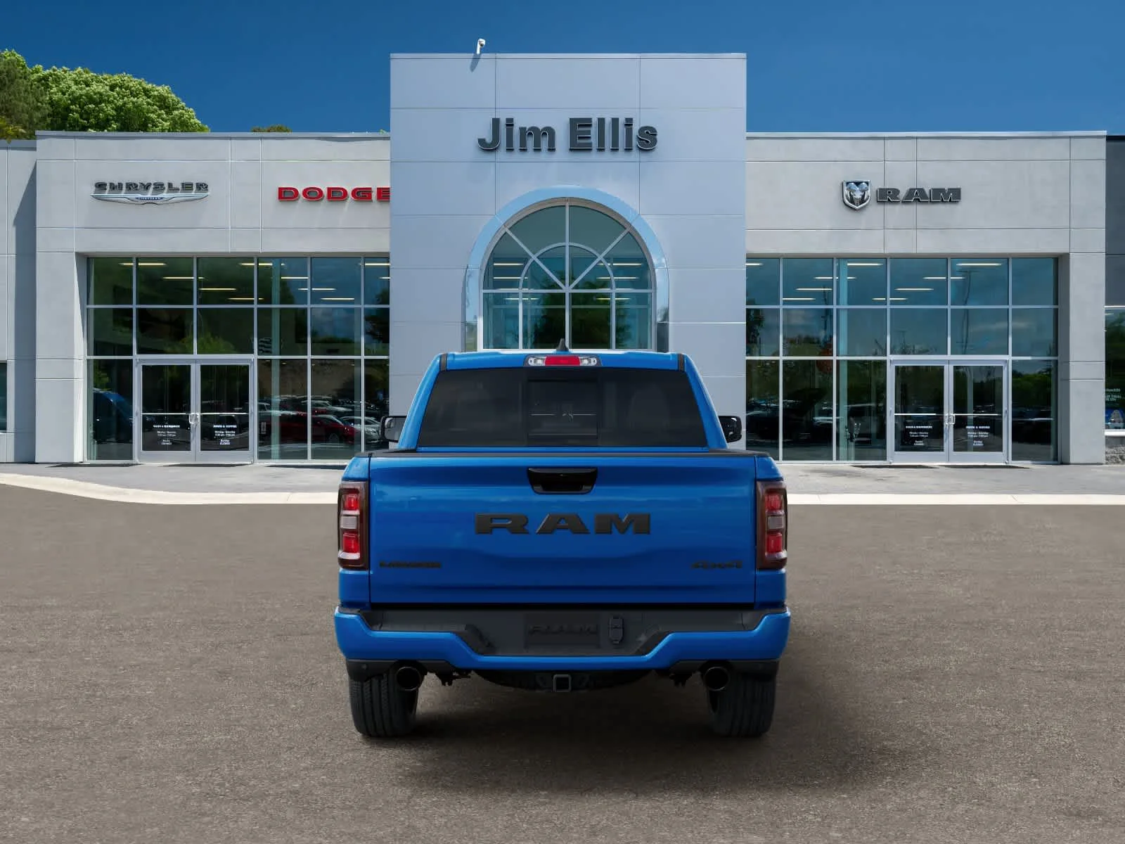 New 2026 Hydro Blue Pearl-Coat Exterior Paint RAM Laramie image 7