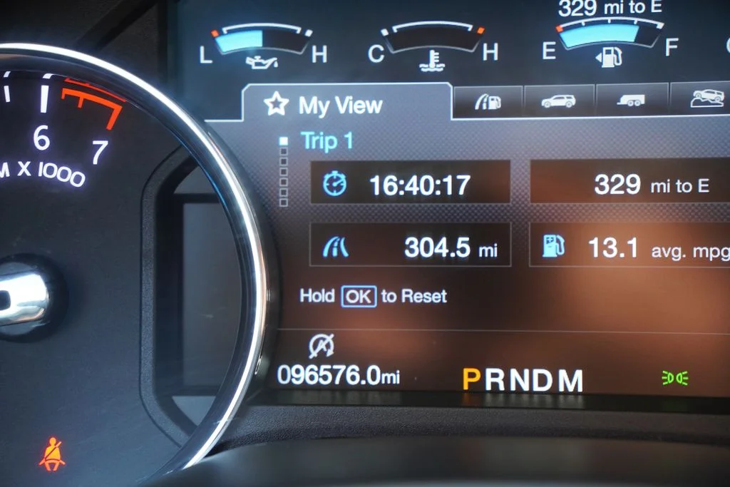 Used 2018 White Platinum Metallic Tri-Coat Ford Platinum image 8