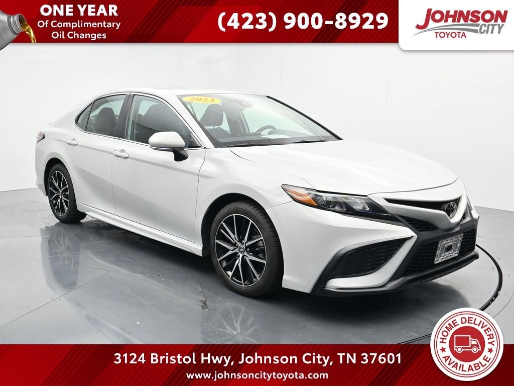 Used 2023 White Toyota SE image 1