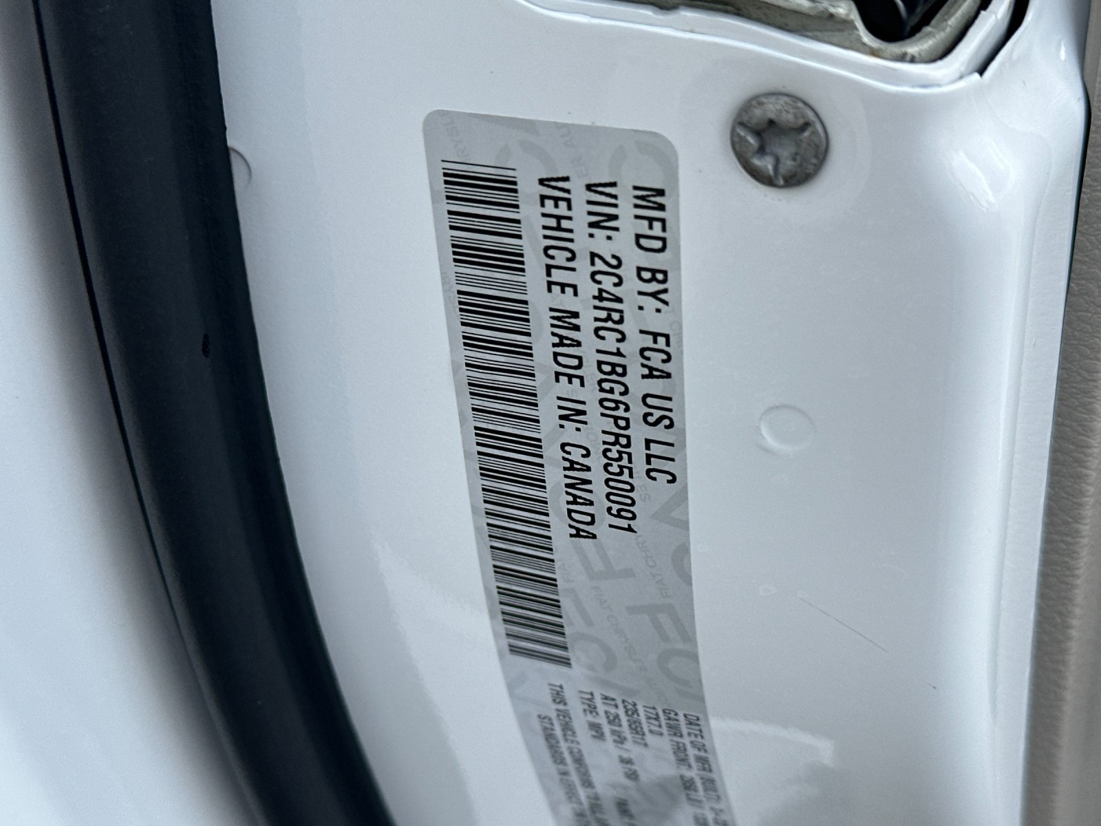 Used 2023 Bright White Clearcoat Chrysler Touring L 4D Passenger Van image 35