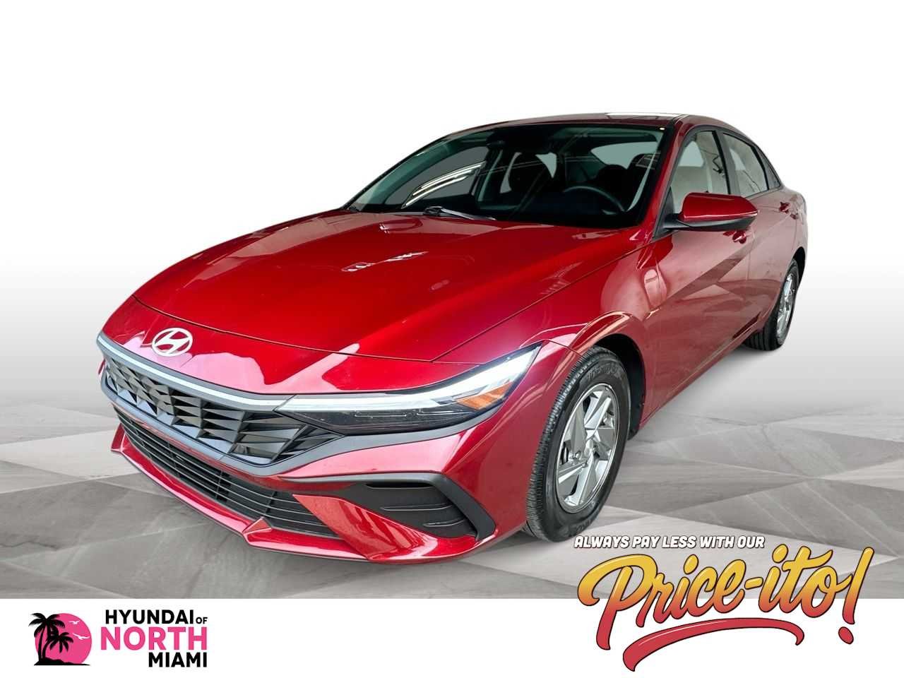 Certified Used 2025 Ultimate Red Hyundai SE image 1