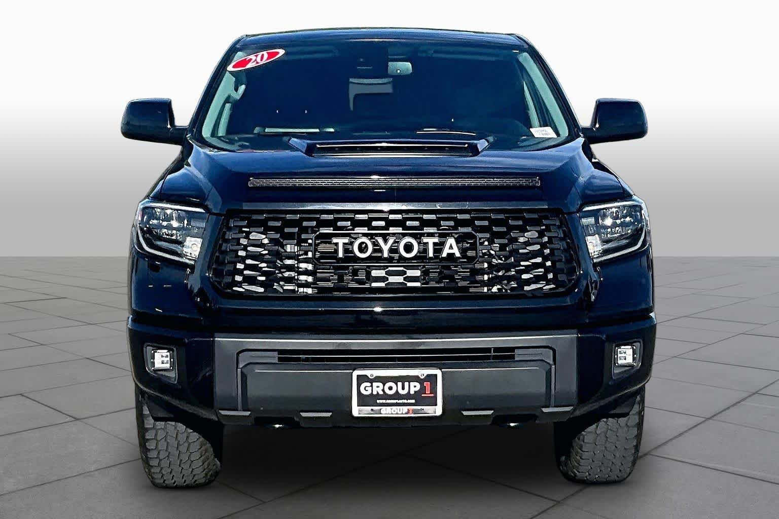 Used 2020 Midnight Black Metallic Toyota TRD Pro image 3