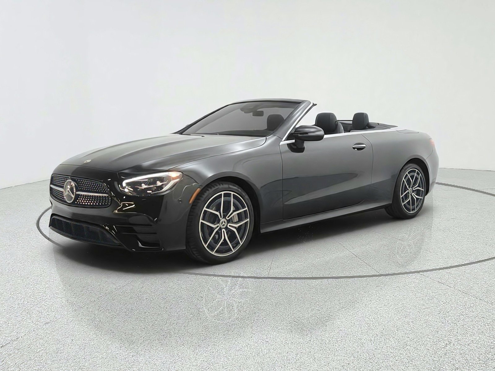 Certified Used 2023 Black Mercedes-Benz E 450 4MATIC® Cabriolet image 1
