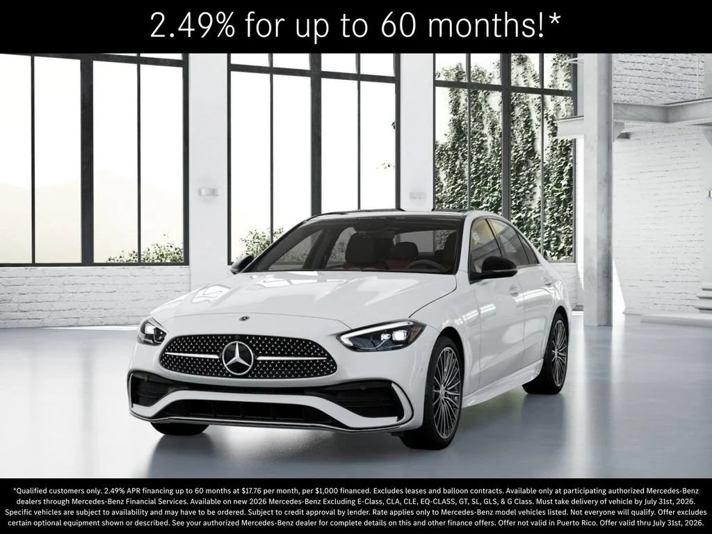 New 2026 Polar White Mercedes-Benz C 300 image 83