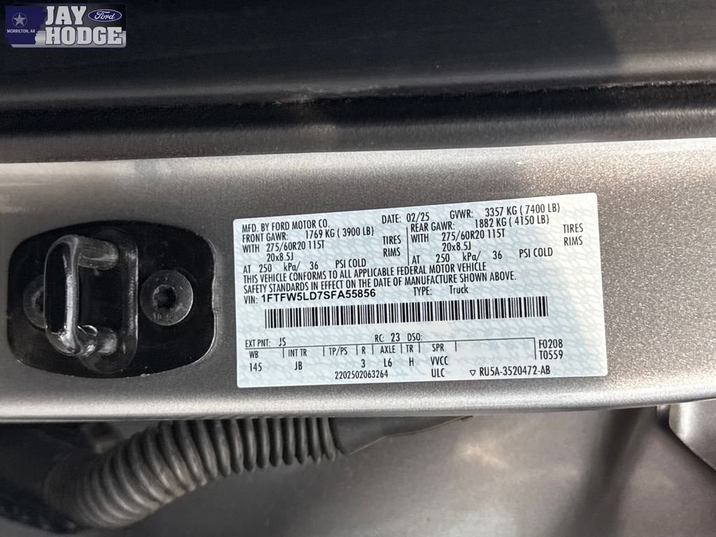 Used 2025 Silver Ford Lariat image 28