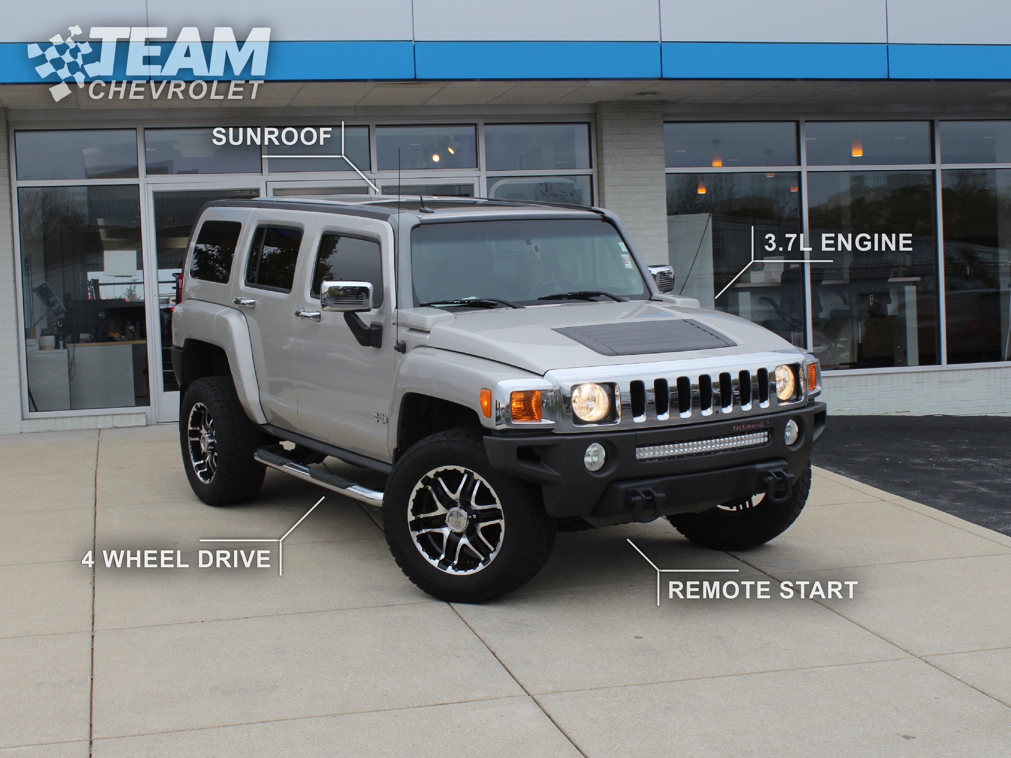 Used 2007 Boulder Gray Metallic HUMMER SUV image 2